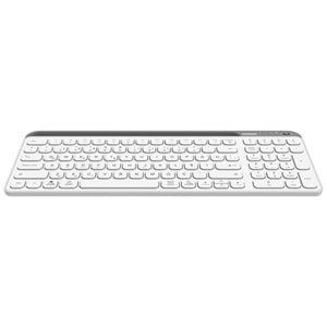 Everest KB-BT90 Beyaz/Gri Bluetooth 2.4G Kablosuz Şarjlı Q Klavye