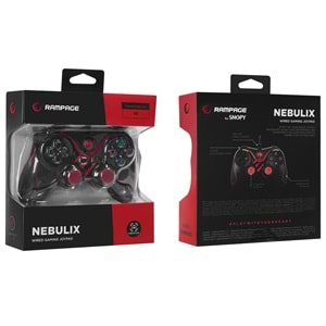 Rampage Nebulix PS3/PC Kırmızı USB 1.8m Joypad