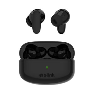 S-Link EARDOPES SL-TWS08 Siyah 4 Mikrofonlu ENC Dual Mic TWS Bluetooth 5.3 Kablosuz Kulaklık 500mAh Type-C