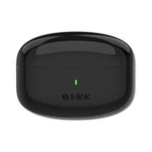 S-Link EARDOPES SL-TWS08 Siyah 4 Mikrofonlu ENC Dual Mic TWS Bluetooth 5.3 Kablosuz Kulaklık 500mAh Type-C