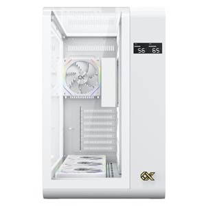 Xigmatek EN44281 PANO S ARCTIC Beyaz 3 Taraf Temperli Cam 7x120mm ARGB Fan Type-C USB 3.0 E-ATX Gaming Kasa OUTLET