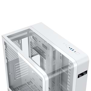 Xigmatek EN44281 PANO S ARCTIC Beyaz 3 Taraf Temperli Cam 7x120mm ARGB Fan Type-C USB 3.0 E-ATX Gaming Kasa OUTLET