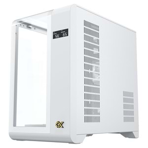Xigmatek EN44281 PANO S ARCTIC Beyaz 3 Taraf Temperli Cam 7x120mm ARGB Fan Type-C USB 3.0 E-ATX Gaming Kasa OUTLET