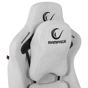 Rampage KL-R21 GRAND SERIES Üst Seviye Terletmez Kumaş Fildişi Gaming Oyuncu Koltuğu (OUTLET)