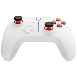 Rampage HYDRA Beyaz BT + 2.4 GHz PC Gamepad RGB Joypad