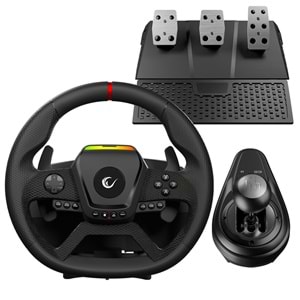 Rampage PACE V987 Force Feedback 3 Pedallı - El Vitesli Pc Uyumlu Gaming Oyuncu Direksiyonu (Outlet)