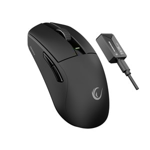 Rampage ZENITH BT+Wired+2.4G Siyah Kablosuz PAW3395 NORDIC 52833 MCU Gaming Oyuncu Mouse