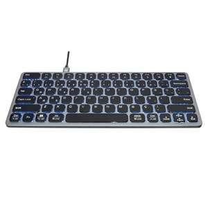 S-Link SW-K801 Siyah USB 8 in 1 USB Q Klavye 2*USB, HDMI, TYPE-C, AUX, TF ve SD Okuyuculu HUB Klavye