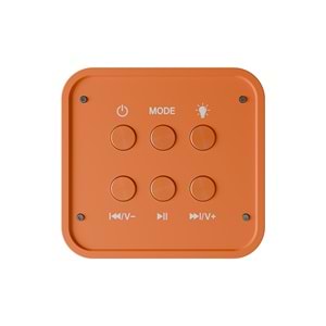 Mikado MD-56BT Turuncu Beyaz AUX + USB + Bluetooth Destekli 10W 1500mAh Taşınabilir Speaker