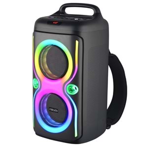 Mikado MD-66BT ThunderBag 40W RGB Işıklı Kablosuz Bluetooth Toplantı-Parti Hoparlörü