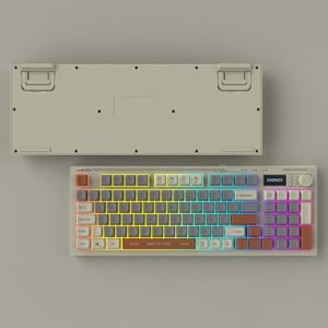 Everest KB-79 SILENT PRO Gri Mavi/Gri/Kahve SESSİZ RGB Q Membrane Oyuncu Klavyesi