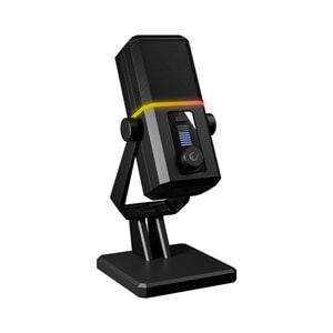 Rampage RA-MP75 CYCLONE Siyah RGB Ses Göstergeli Masaüstü Mikrofon