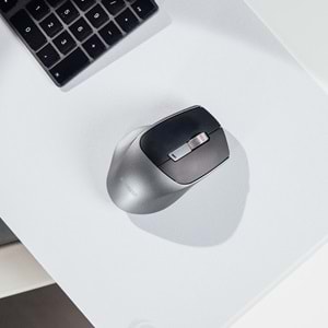 Everest SM-BT24 Usb Metalik Siyah 2in1 Bluetooth ve 2.4GHz Kablosuz Mouse