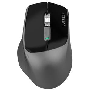 Everest SM-BT24 Usb Metalik Siyah 2in1 Bluetooth ve 2.4GHz Kablosuz Mouse
