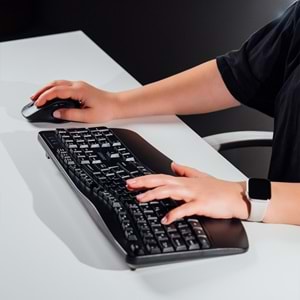 Everest KM-35 Comfy Siyah Kablosuz Ergonomik Q Multimedia Klavye + Mouse Set