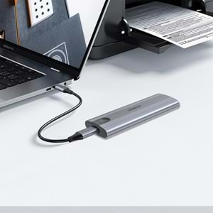 Everest HDC-M225 Harici USB-C PCIe NVMe M.2 SSD Hdd Kutusu