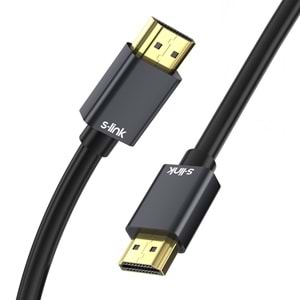 S-link SL-HM8K15 HDMI TO HDMI 1,5m v2.1 8K60 HZ 4K 120HZ Kablo, 8K Hdmi Kablo