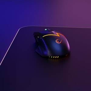 Rampage DROP M3 V2 24000 DPI PAW3311 Sensör RGB Şarjlı Kablosuz Huano Switch Gaming Oyuncu Mouse Siyah