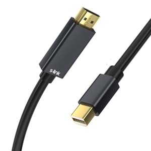 S-link SL-HDMDP01 Mini DisplayPort to DisplayPort 1,5m Görüntü Kablosu