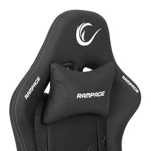 Rampage KL-R43 Nox Terletmez Kumaş Siyah/Gri Oyuncu Koltuğu Outlet