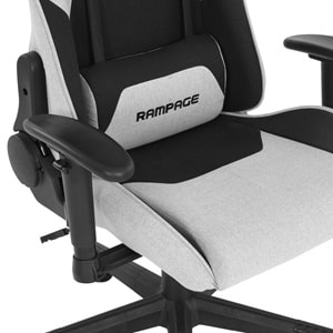 Rampage KL-R26 Peak Üst Seviye Terletmez Kumaş Gri/Siyah Gaming Oyuncu Koltuğu