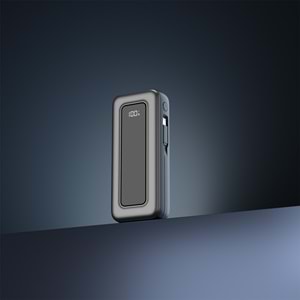 S-link IP-G10M 10000mAh PD35W Makaralı Siyah LCD Taşınabilir Pil Şarj Cihazı Powerbank