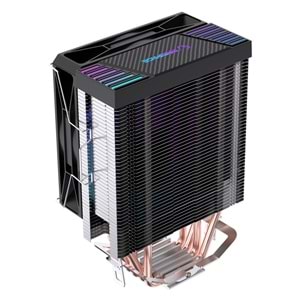 Rampage OCTAGON C40 Siyah ARGB 120mm 170W TDP İşlemci Hava Soğutucu AM5 LGA1851