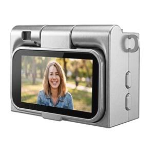 Everest ADK1983 Kahve 2K QHD 1.47 İnç Mini Retro Dijital Kamera