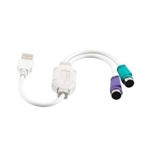 NBTech NB-PS2 Usb TO 2 PS/2 Çevirici Adaptör Kablosu