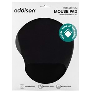 Addison 300152 Siyah Bileklikli Mouse Pad