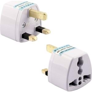 PrimeX PX-420 Türk İngiliz Priz Çevirici, 250v Türk Prizi İngiliz Prize Dönüştürücü