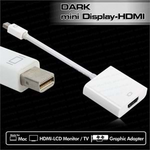 Dark Mini Display Port - HDMI Dönüştürücü DK-HD-AMDPXHDMI
