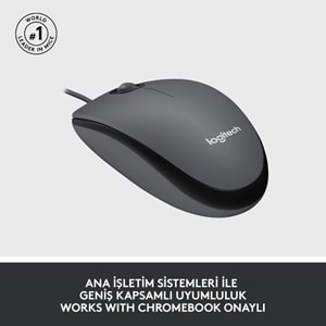 Logitech B100 Siyah Kablolu USB Mouse 910-003357