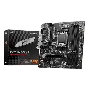 MSI PRO B650M-P AMD B650 DDR5 mATX Anakart