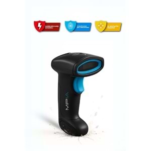 NBTech MPIA Mpıa Bs-2 Kablosuz Siyah zemin 1d/2d Standlı Barkod & Karekod Okuyucu