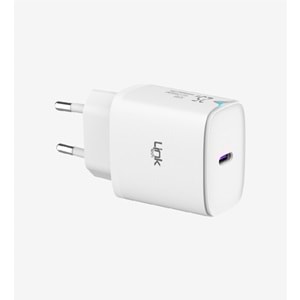 LinkTech C311 Beyaz Safe Tip-C Kablolu PD3.0 25W Hızlı Şarj Cihazı