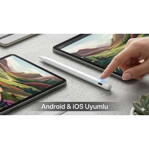 NBTech NB-42 Stylus Şarj Edilebilir Akıllı Kalem – Android ve iOS Uyumlu