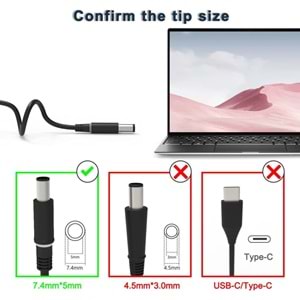 FAST C40 Dell/Hp 19.5V 6.67A (7.4mm*5.0mm) Notebook AIO Şarj Aleti