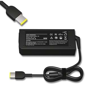 Fast CU33 90W 20V 4.5A Lenovo USB Adaptör, Lenovo Notebook Standart Şarj Aleti