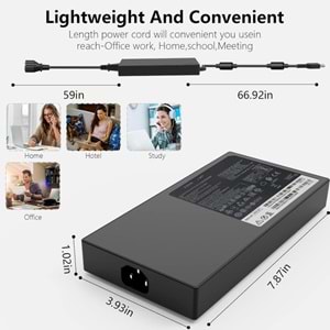 FAST CU39 20V 11.5A 230W Lenovo Notebook Adaptörü (USB Tip)