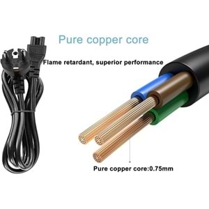 Fast CU65 65W 19.5V 3.33A 4.5*3.0 Hp Mavi Uç Standart Adaptör, 65W Mavi Uç HP Notebook Şarj Adaptörü