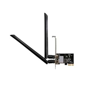 D-Link DWA-582 AC1200 PCIe Kablosuz Ağ Kartı Dual Band WiFi Adaptör,AC1200 PCI Express WiFi Kartı