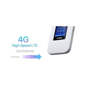D-Link DWR-932M N300 2.4GHz 4G LTE Bataryalı Taşınabilir Router