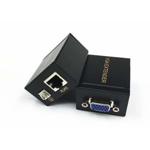 Dark 60 metre CAT6 Network Üzerinden VGA Uzatıcı, VGA Extender, Cat6 VGA Görüntü Aktarma DK-HD-EXV1