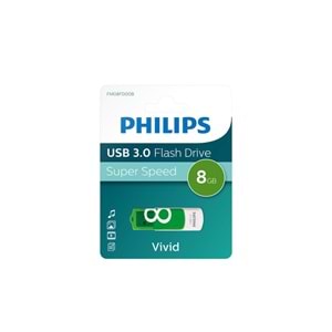 Philips 8GB Vivid Edition FM08FD00B USB 3.0 Flash Bellek
