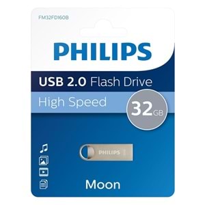 Philips FM32FD16OB Moon Klasik 32GB USB 2.0 Metal Flash Bellek