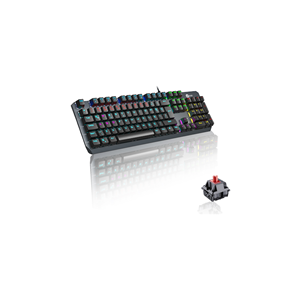 Lecoo GK301-RD-SW RGB Mekanik Oyuncu Klavyesi Red Switch Gaming Klavye