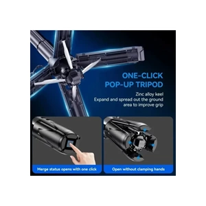 Linktech H877 Premium Ultra Mini Kumandalı Tripod Selfie Telefon Tutacağı