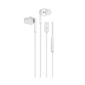 BİX HF01C Type-C 14mm Extra Bass Mikrofonlu Kulak İçi Kulaklık Beyaz