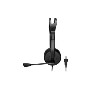 LECOO HT106 USB Kablolu Mikrofonlu Kulak Üstü Kulaklık Siyah